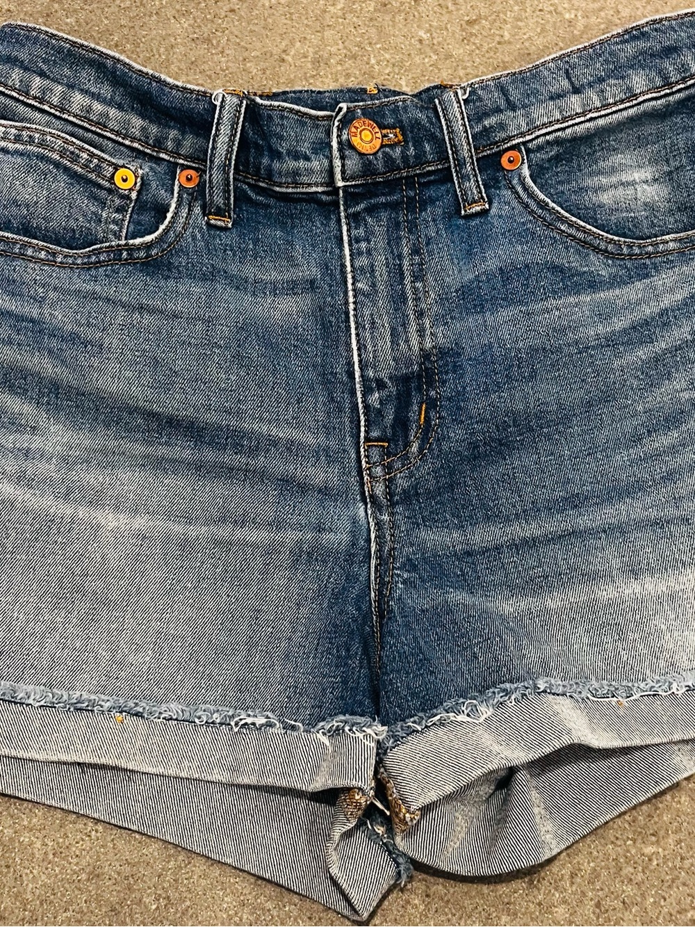 Madewell Women's Blue Denim Jean Shorts